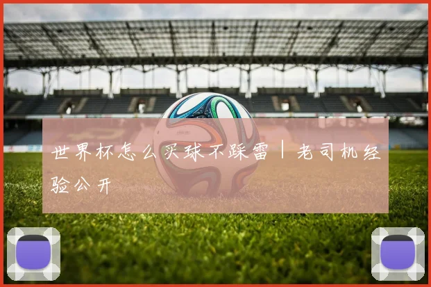 世界杯怎么买球不踩雷｜老司机经验公开